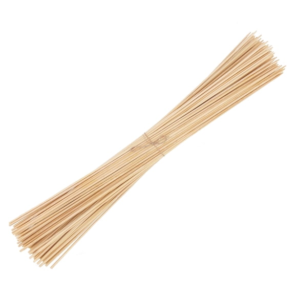 BambooMN 5mm Semi-Point Multipurpose Bonfire Roasting Bamboo Skewers - 30" (76cm) - 100 Pieces