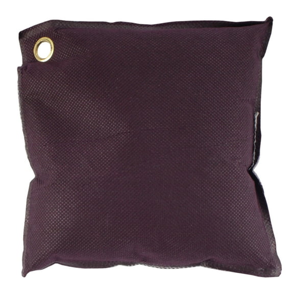 BambooMN Activated Moso Bamboo Charcoal Air Purifier Deodorizer Freshener Odor Absorber Purifier Bags, Burgundy - 3 Bag, 350 grams Per Bag