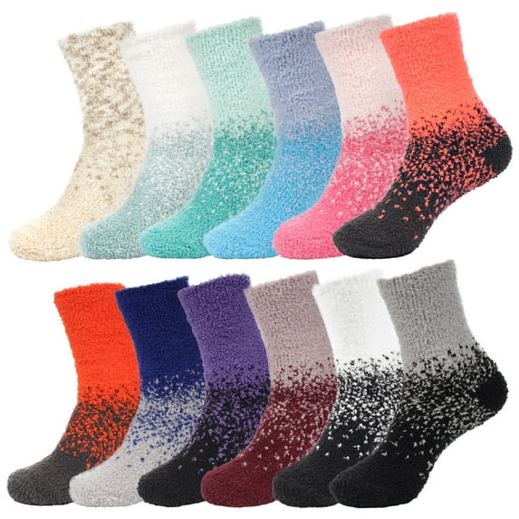 BambooMN Assorted Gradient Socks - Assortment 12A - 12prs