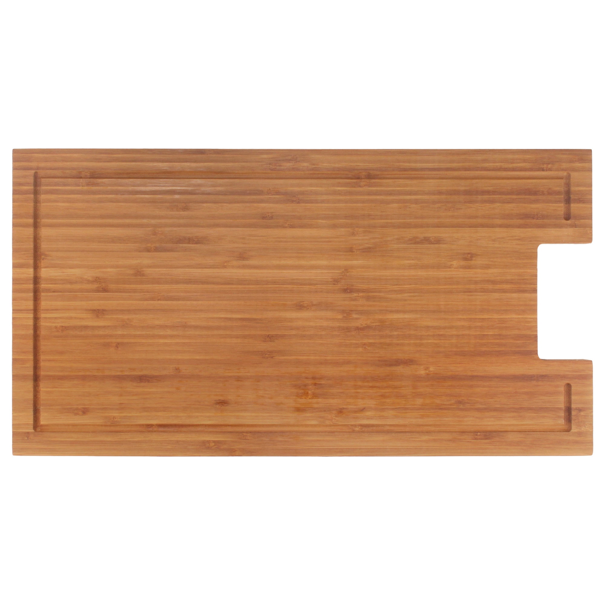 BambooMN Bamboo Griddle Cover Cutting Board for Viking Cooktops, New Vertical Cut, Small (19.8"x10.25"x0.75")