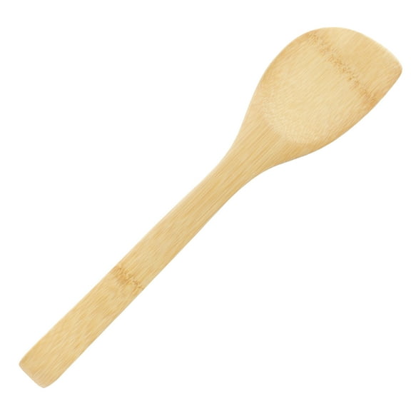 BambooMN Bamboo Serving/Cooking Utensils - Curved Spatula/Paddle - 5pcs