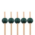 thumbnail image 1 of BambooMN Decorative Ball End Bamboo Cocktail Appetizer Picks - 3.9" (10cm) - Dark Green - 1,000pcs, 1 of 1