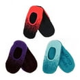 thumbnail image 1 of BambooMN Brand - Fuzzy Gradient Comfort Slippers - Assortment H - size S - 3 Prs, 1 of 1