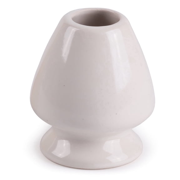 BambooMN Matcha Tea Whisk Holder Rest - White - 1 Piece