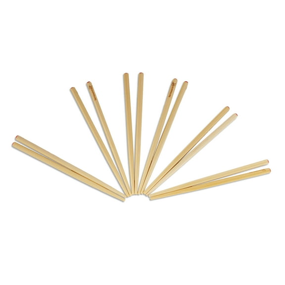 BambooMN Brand - Premium Grade 5.9" - Red Dot End - Mini Bamboo Chopsticks - 12 Pairs