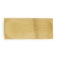 thumbnail image 1 of BambooMN Brand - Solid Bamboo Mini Dishes - Rectangle, Oval Indented Bottom, 5.9" x 2.6" - 100 pcs, 1 of 1