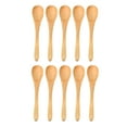 thumbnail image 1 of BambooMN Carbonized Brown 3.9" Oval Head Small Solid Bamboo Spice Salt Sugar Spoons, 30 Pieces, 1 of 7