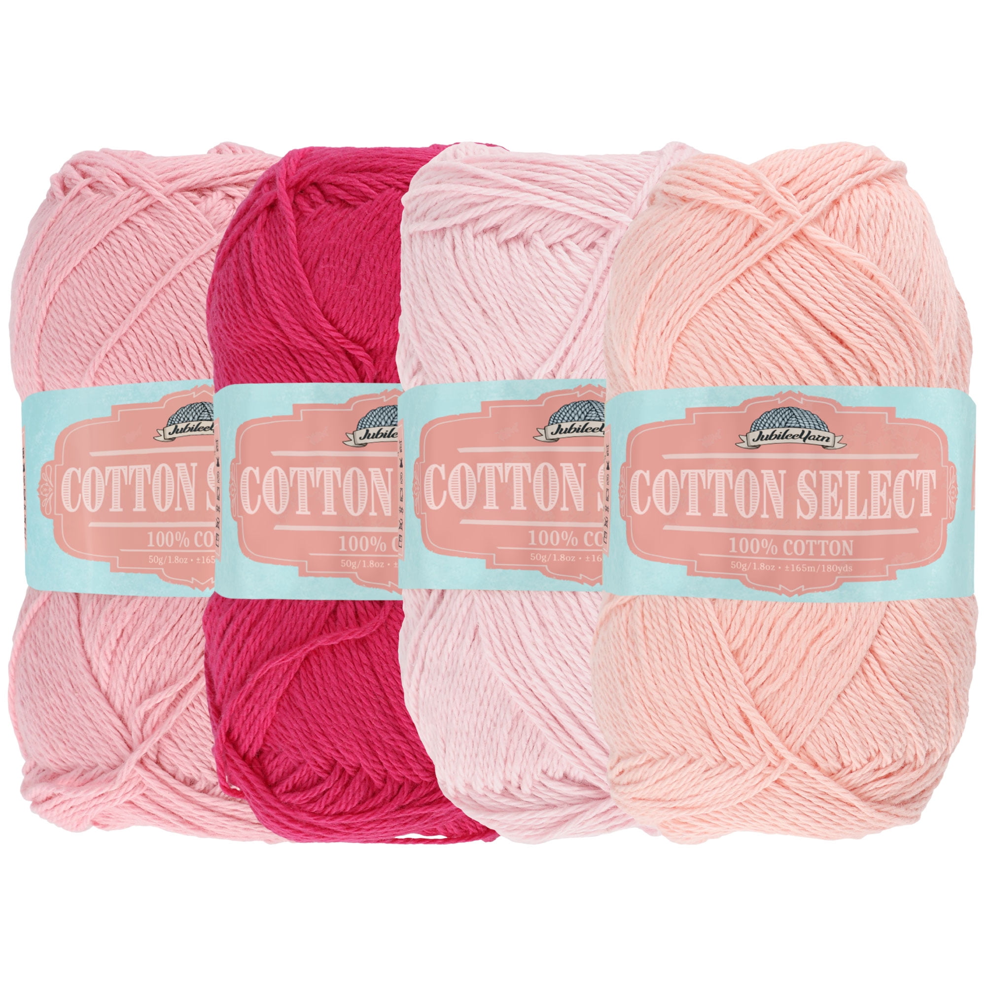 5 Skeins 100% Mercerized Cotton Yarn, 100g Each Skein Total 500g Summer  Cotton Yarn, 5 Skein Lot of Yarn, Bulk Yarn, Granny Square Yarn 