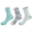 thumbnail image 1 of BambooMN Women's Double Layer Extra Thick Socks - Assortment D - One-Size - 3 Pairs, 1 of 5
