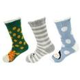 thumbnail image 1 of BambooMN Extra Thick Cozy Fuzzy Animal Thermal Cabin Plush Fleece-lined Knitted Crew Socks, 1 of 6