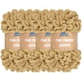 thumbnail image 1 of JubileeYarn Fun Finger Loops Yarn - Jumbo Polyester - 100g/Skein - Lark - 4 Skeins, 1 of 6