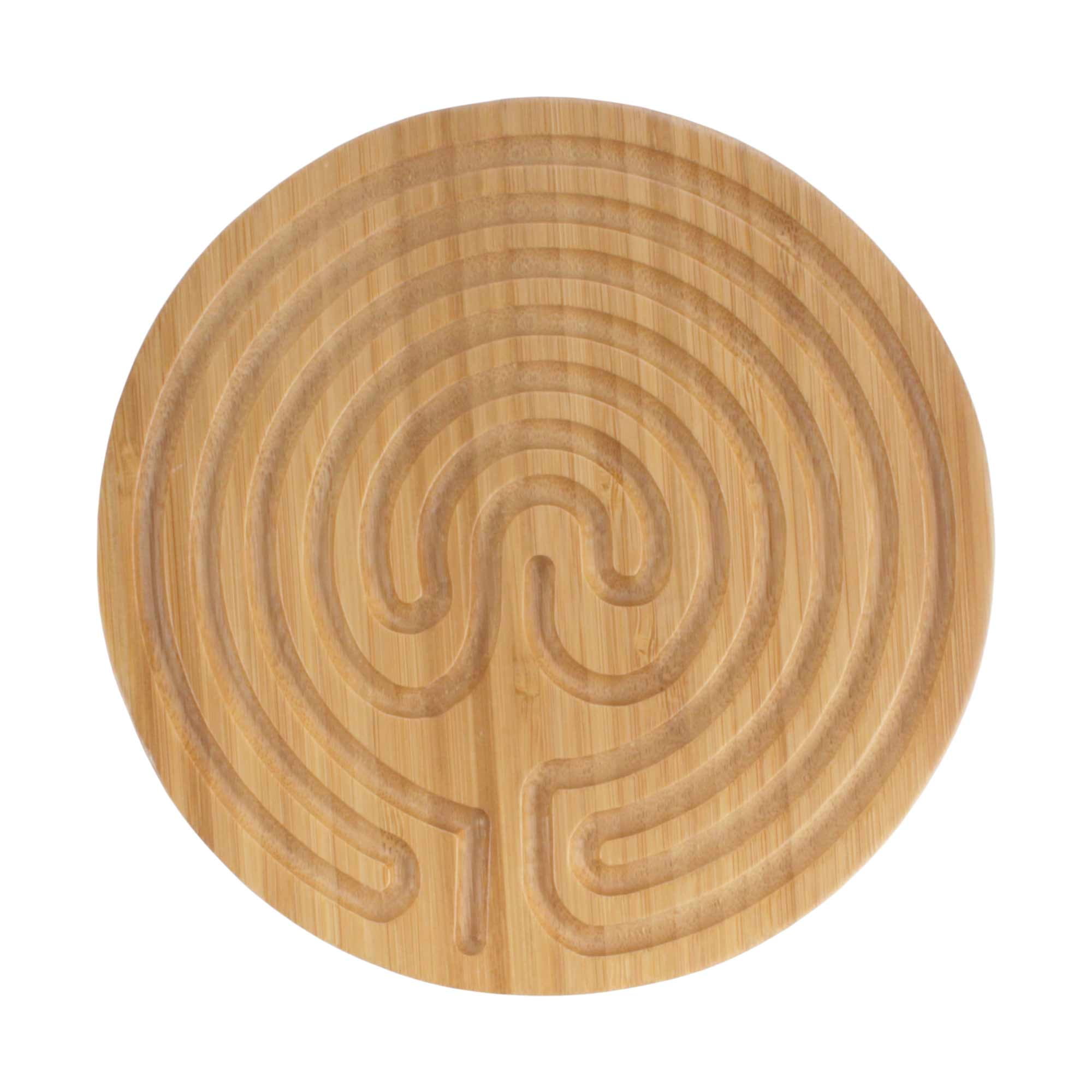BambooMN Finger Labyrinth for Meditation and Prayer - 6" Diameter ...