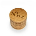 thumbnail image 1 of BambooMN Laser Engraved Coasters - Home w/ State - Style 1 - Round - Michigan - 100 Pieces, 1 of 2