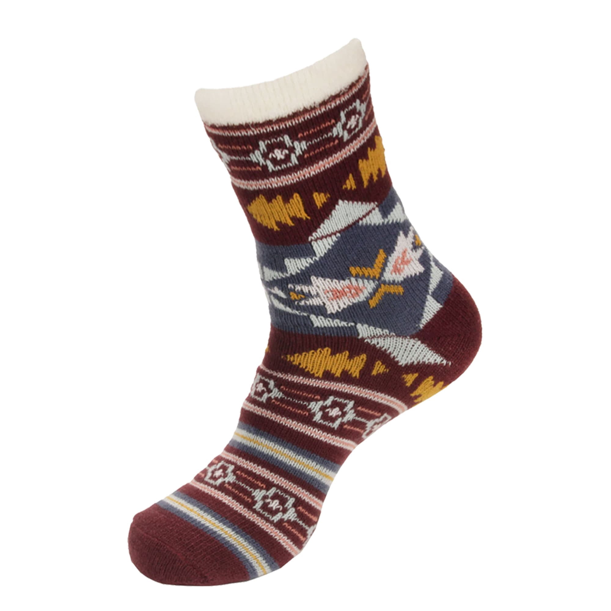 BambooMN Herren Hausschuhe-Socken – 3 Paar, Doppellagig, Weich & Warm | Flauschige Wollsocken Für Zu Hause, Größe M (39-45) & L/XL (44-42)