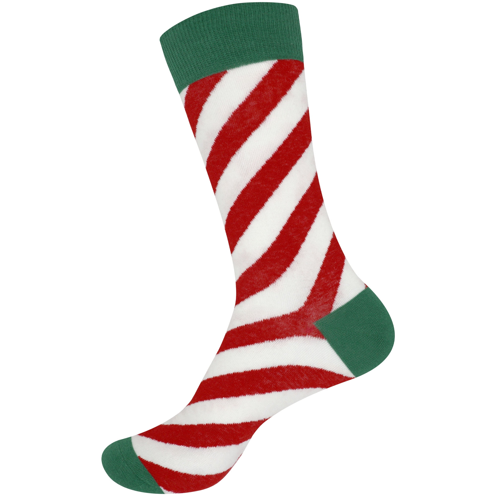 BambooMN Men's Cotton Holiday Theme Xmas Christmas Socks Xmas Colors