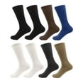 thumbnail image 1 of BambooMN Men's Rayon from Bamboo Fiber Dress Socks - Assortment 91 - 8prs, 1 of 6