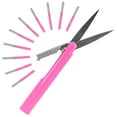 thumbnail image 1 of BambooMN Penblade Pen-Style Portable Travel Scissors Bulk Pack - Pink - 10 Pairs, 1 of 7