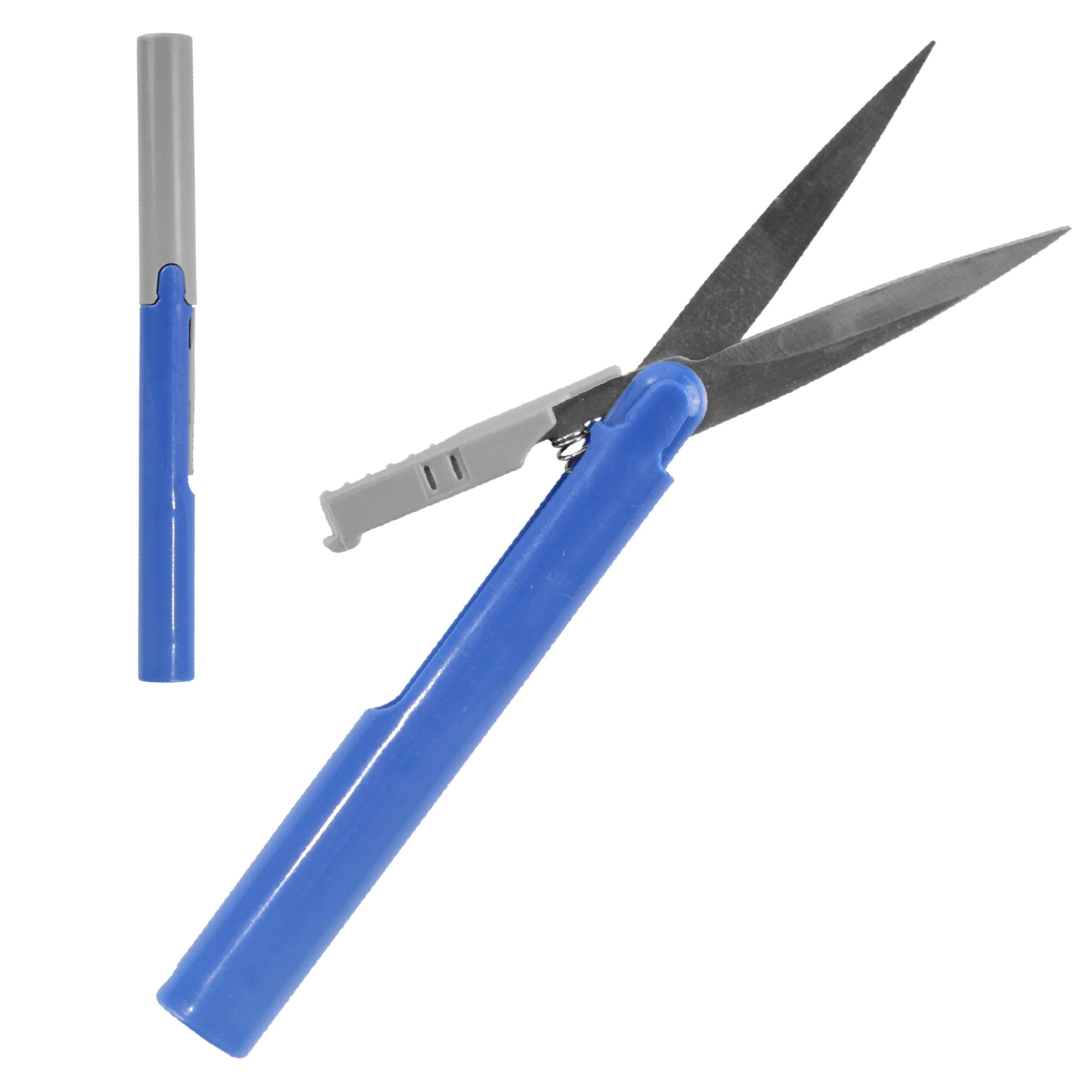 BambooMN Penblade Pen-Style Portable Travel Scissors - Deep Blue - 1 Pair