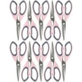 thumbnail image 1 of BambooMN Premium Stainless Steel Kitchen Shears - Pink Salt - 10 Pairs, 1 of 7