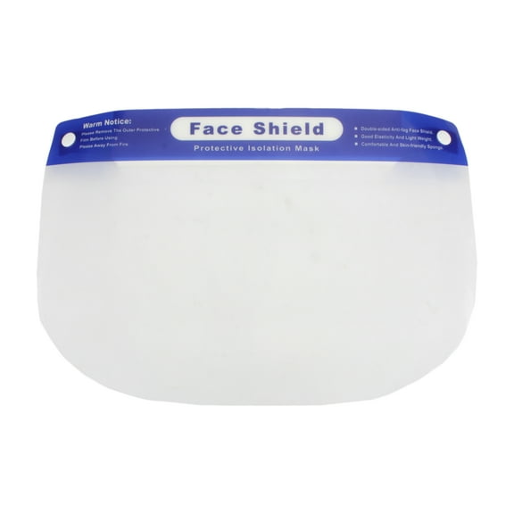 BambooMN Reusable Full Coverage Adjustable Face Safety Shield - 30 Units