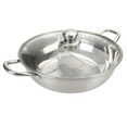 thumbnail image 1 of BambooMN Shabu Shabu Hot Pot Wok - 12.5" Stainless Steel - 10 Units, 1 of 6