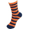 thumbnail image 1 of BambooMN Super Soft Fuzzy Team Spirit Socks - Striped - 4 Pairs, 1 of 5