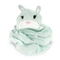 thumbnail image 1 of BambooMN Super Soft Hooded Bath Animal Towels - Nursery Essentials - Cute Towel Robe for Girl/Boy - Light Blue Rabbit, 1 of 4