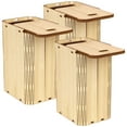 thumbnail image 1 of BambooMN Tea Bag Organizer With Lid - Tea Bag Tea Leaves Holder for Kitchen Organizers and Storage - Multi-Functional Kitchen Organizer, Home Organizer, 3 Pieces, 1 of 5