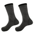 thumbnail image 1 of BambooMN Thick Wool Blend Socks - Assortment 04, Men's Size L - 2 Pairs, 1 of 2