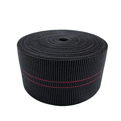 BambooMN Three-Inch Latex Elasbelt Webbing for Chair Repair, 40 Ft. Roll