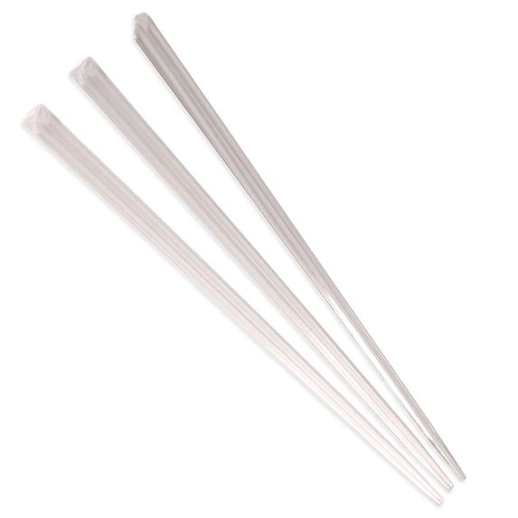 BambooMN Triangular Appetizer Cocktail Prism Picks - 4.5" (11.4cm) - Clear - 10,000 Pieces