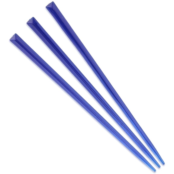 BambooMN Triangular Appetizer Cocktail Prism Picks - 4.5" (11.4cm) - Dark Blue - 1,000 Pieces