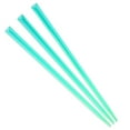 thumbnail image 1 of BambooMN Triangular Appetizer Cocktail Prism Picks - 3.5" (8.9cm) - Teal - 300 Pieces, 1 of 2