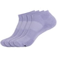 thumbnail image 1 of BambooMN Unisex Men's and Women's Rayon from Bamboo Athletic Ankle Socks - Lavender - Medium - 4 Pairs, 1 of 4