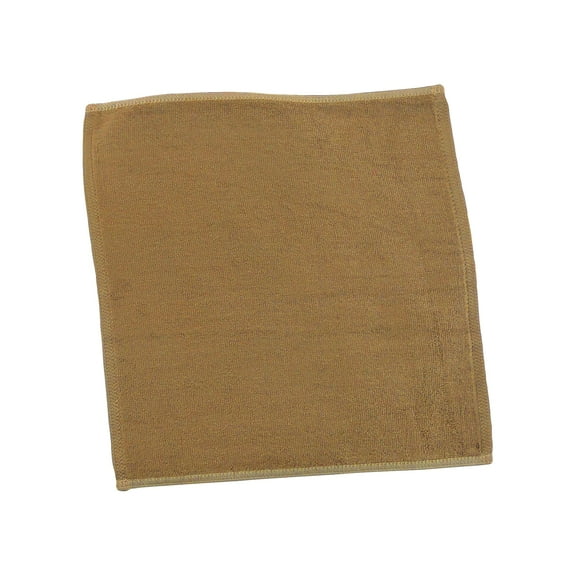 BambooMN Wash Cloth - 70% Bamboo Rayon 30%, Organic Cotton - 700 GSM Luxury Heavy Weight - 12" x 12" - Sand - 5 pc