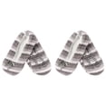 thumbnail image 1 of BambooMN Women's Heart Stripes Slippers Non-Slip Grips - Grey Stripes - Extra Large -2 Pairs, 1 of 7