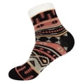 thumbnail image 1 of BambooMN Women's Funky Double Layer Cabin Socks - Color 03 - Extra-Large - 1 Pair, 1 of 5