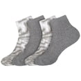 thumbnail image 1 of BambooMN Women's Girl Fuzzy Warm Fluffy Tie-Dye Colorful Fun Ankle Socks - Inkwell - 4 Pairs, 1 of 6