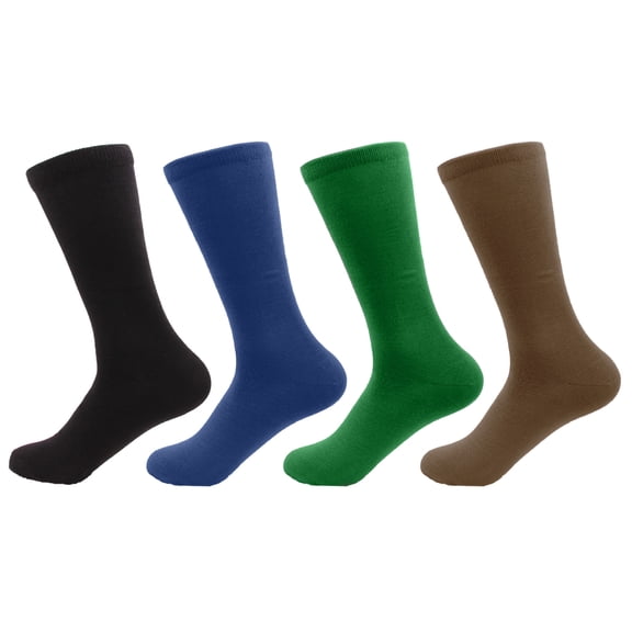 BambooMN - Women's Rayon from Bamboo Fiber Socks - Assortment 98 - 4prs