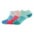 thumbnail image 1 of BambooMN Women's Fuzzy Aloe Infused Soft Nylon Spa Socks - Assortment A - 3 Pairs, 1 of 6