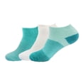 thumbnail image 1 of BambooMN Women's Fuzzy Aloe Infused Soft Nylon Spa Socks - Assortment 3E - Regular - 3 Pairs, 1 of 6