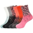 thumbnail image 1 of BambooMN XL Fuzzy Gradient Socks - Assortment 6A, 6 prs, 1 of 5