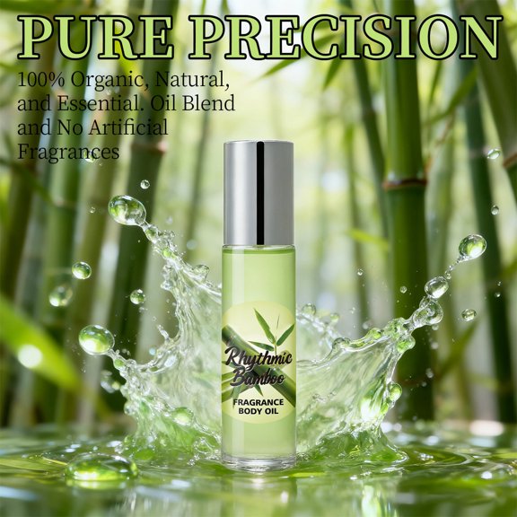 Bambooes Wood Roll-On Fragrant Oil For Men And Women 10ml
