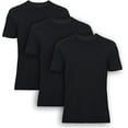 thumbnail image 1 of Bamboooven Men’s Bamboo Crew Neck Undershirt – (3 Pack), 1 of 6