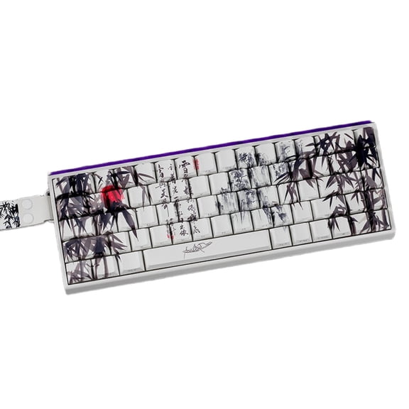 Bamboos Forest PBT Side Printed Keycap For 61/64/68 ANSI ISOs Mechanical Keyboards