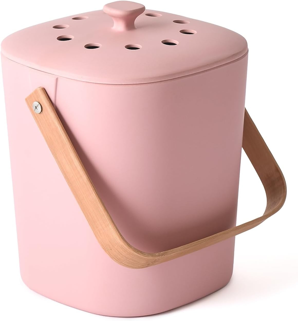 Bamboozle 1 Gallon Compost Bin, Comes with 2 HempBased Filters