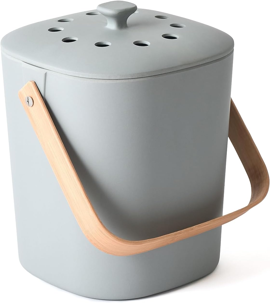 Bamboozle 1 Gallon Compost Bin, Comes with 2 HempBased Filters