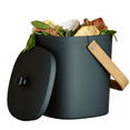 thumbnail image 1 of Bamboozle Astrik 1 Gallon Graphite Astrik Indoor Countertop Composter with Reusable Filter, 1 of 8