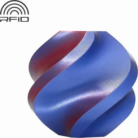 Bambu Lab - 1.75mm PLA Silk Dual Color Filament - Midnight Blaze