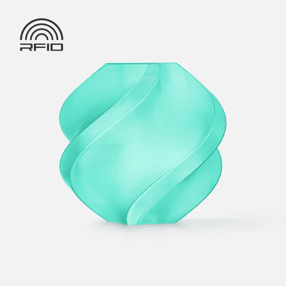 Bambu Lab 3D Printer Filament PETG Translucent-Translucent Teal-Filament with spool